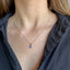 Silver Lapis Loop Charm