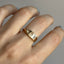 White Diamond Bauhaus Ring