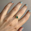 Square Emerald Metamorphic Ring