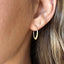 Small Gold Sade Hoops