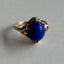 Vintage 10k Lapis Ring