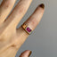 Orchid Signet Ring