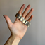 Taxco Modernist Faces Bracelet