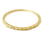 Thin Sugar Brick Ring: Gold