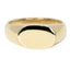 Gold Capo Oval Signet Ring