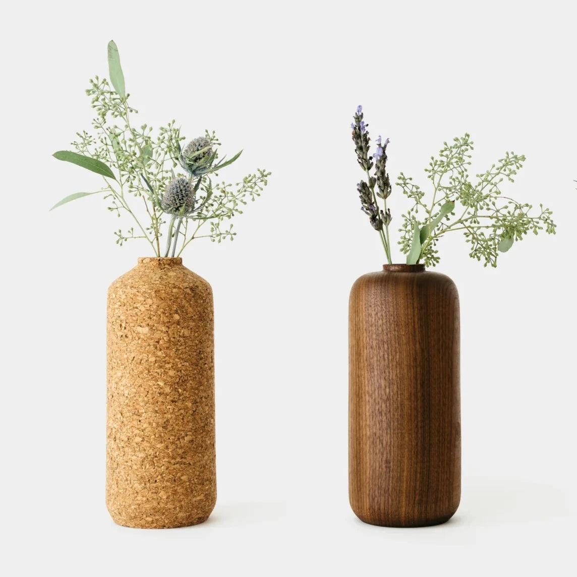 Tall Walnut Bud Vase - Thumbnail 2