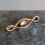 Amethyst Interlace Pin