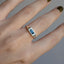 Topaz Baguette Signet Ring