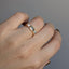 White Diamond Steppe Ring