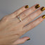White Diamond Steppe Ring