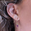 Pink Tourmaline Drop Earrings