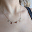 Five Stone Baroque Sapphire Necklace
