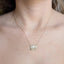 Diamond Desert Moonrise Portrait Pendant