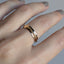 Gold Slim Ridge Ring