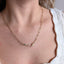 Round Emerald Unorthodox Necklace