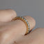 French Cut Gray Diamond Eternity Band
