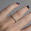 French Cut White Diamond Eternity Band