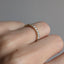 French Cut White Diamond Eternity Band