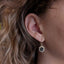 Deco Leopard Opal Earrings