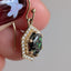 Deco Leopard Opal Earrings