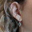 Deco Diamond Kite Earrings
