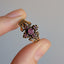 Vintage Ruby Cluster Ring