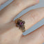 Vintage Ruby Cluster Ring
