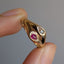 Ruby and Diamond Toi et Moi Ring