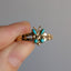 Vintage Turquoise Butterfly Ring