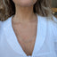 Silver Long Short Links Necklace