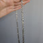 Vintage Chunky Silver Figaro chain
