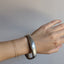 Silver Rounded Square Bangle