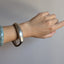 Silver Rounded Square Bangle