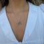 Vintage 18k White Gold Bow Pendant