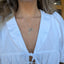 Vintage 18k White Gold Bow Pendant