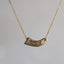 14k yellow Gold Shooting Star Pendant
