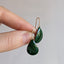 Green Teardrop Earrings