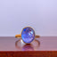 Tanzanite Cabochon Ring