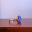 Tanzanite Cabochon Ring