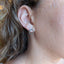 Medium Open Circle Stud Earrings