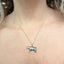 Silver Cow Charm