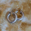 Big Twisty Silver Hoops