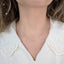 Diamond Milgrain Necklace (2.5mm)