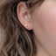 Milgrain Diamond Studs (3 mm)