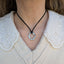 Silver Maji Cord Necklace