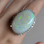 Opal and Diamonds Cocktail Ring
