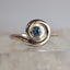 Sapphire Spiral Ring