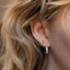 Small Sedimentary Sparkle Hoops