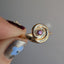 Pink Spinel Spiral Ring
