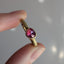 Organic Pink Spinel Stacking Ring